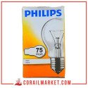 Philips Lampe Lumière Claire 75 W