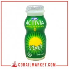 Yaourt gout Caramel s'bah activia BIFIDUS Danone 100 g