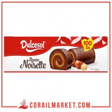 Génoise roulée à la crème de noisette dulcesol 180 g