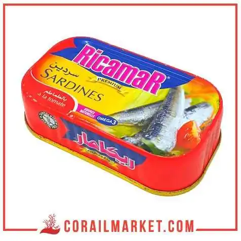 Sardines ricamar à tomate 125 g Sardines ricamar à tomate 125 g