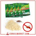 poudre anti  cafards green leaf  5 g