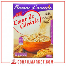 Flocons d'avoine GRANDE FEUILLE cœur de céréale 500 g