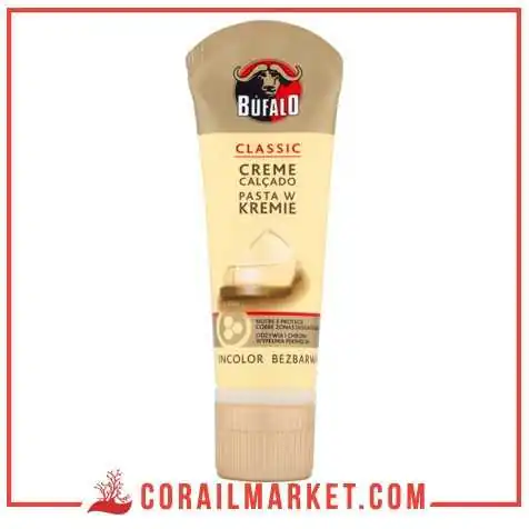 Cirage en créme incolore Bufalo 50ml Cirage en créme incolore Bufalo 50ml