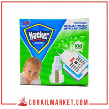 Appareil anti moustiques pour les enfants plus liquide 30 ml hacker