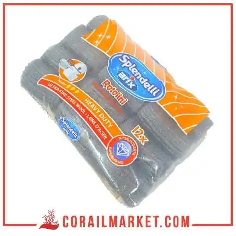 اسفنجة معدنية لغسل الأطباق اريكس 12ق اسفنجة معدنية لغسل الأطباق اريكس 12ق