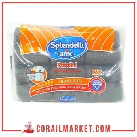 اسفنجة معدنية لغسل الأطباق اريكس 12ق اسفنجة معدنية لغسل الأطباق اريكس 12ق