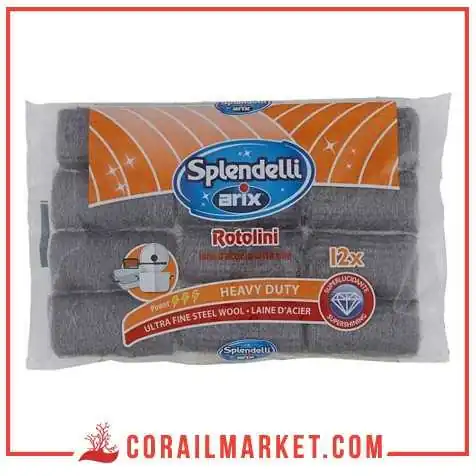 اسفنجة معدنية لغسل الأطباق اريكس 12ق اسفنجة معدنية لغسل الأطباق اريكس 12ق