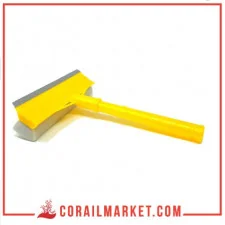 Raclette vitre avec eponge Fanatik