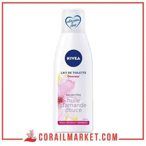 Lait de toilette douceur huile d'amande douce NIVEA 200 ml Lait de toilette douceur huile d'amande douce NIVEA 200 ml