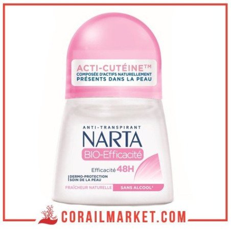 Déodorant Bio-Efficacité NARTA  roll-on de 50 ml