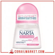 Déodorant Bio-Efficacité NARTA roll-on de 50 ml