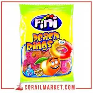 Fini Sour Peach Ring Candy 100 g