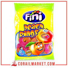 Fini Sour Peach Ring Candy 100 g