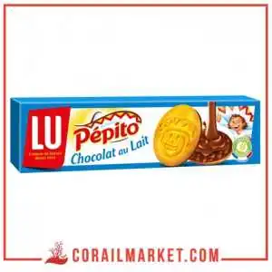 biscuits Chocolat au lait pepito lu 192 g
