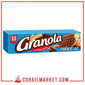 biscuit aux chocolat granola lu 200 g