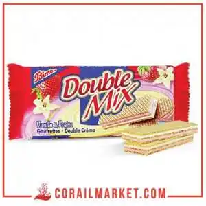 gaufrettes fraise et vanille double mix bimo 200 g
