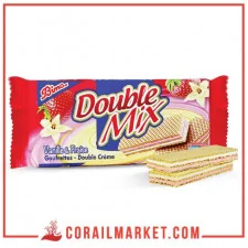 gaufrettes fraise et vanille double mix bimo 200 g