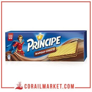 gaufrettes a la crème de chocolat principe lu 146 g