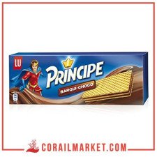 gaufrettes a la crème de chocolat principe lu 146 g