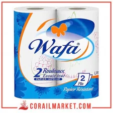 مناشف مطبخ ورقية وفاء 2 لفات