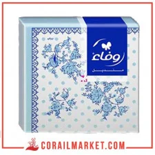 علبة مناديل طاولة وفاء 50 منديل