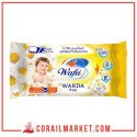 Wafa Lingettes Nettoyantes Parfumées Warda 72 Lingettes