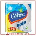 essuie tout  Cotex basico 2 rouleaux