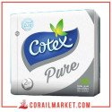 Serviettes de table  Cotex pure 50 serviettes