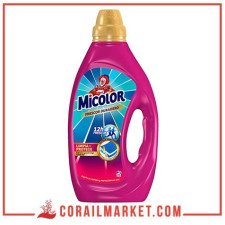 Lessive en liquide vêtement colorés parfume  Micolor 23 lavages 1,426L