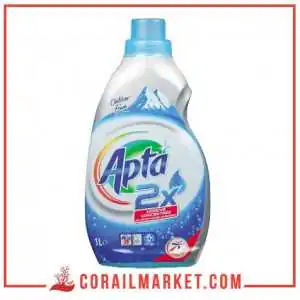 Lessive concentré en liquide senteur alpines Apta 28 lavages 1L