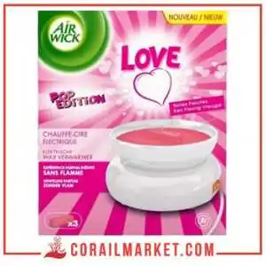 chauffe cire électrique parfumé amour air wick 3 pièces