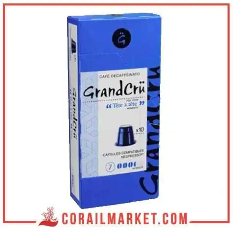 كبسولات قهوة بدون كافيين 7 غراند كري 10 كبسولات كبسولات قهوة بدون كافيين 7 غراند كري 10 كبسولات