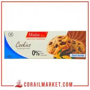 Cookies goût vanille sans gluten madas free 120 g