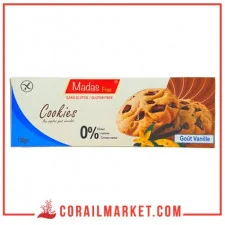 Cookies goût vanille sans gluten madas free 120 g