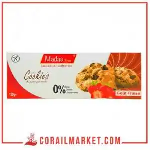Cookies goût fraise sans madas free 120 g