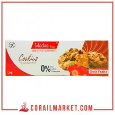Cookies goût fraise sans madas free 120 g