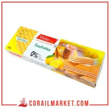 Gaufrettes goût citron sans gluten madas free 120 g