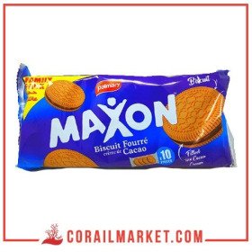 biscuit fourré à la crème de cacao maxon palmary 380 g