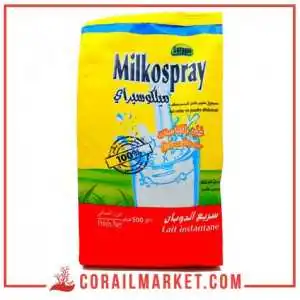 Lait en poudre déshydraté milkos pray 500 g