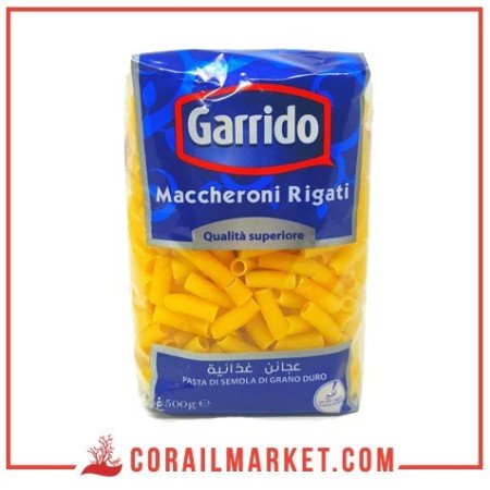 Pate maccheroni rigati Garrido 500g