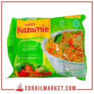 معكرونة سريعة التحضير بذوق الخضار كزامي 80غ