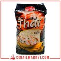 Thika Riz Thaï Blanc Noir 1 Kg