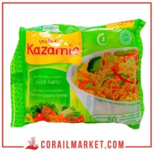 معكرونة سريعة التحضير بذوق الخضار كزامي 80غ