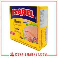 Thon à l'huile de tournesol isabel 65 g