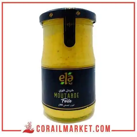 Moutarde forte ela 200 g Moutarde forte ela 200 g