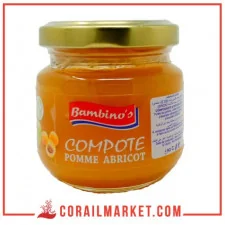Compote pomme - abricot bambinos 90 g