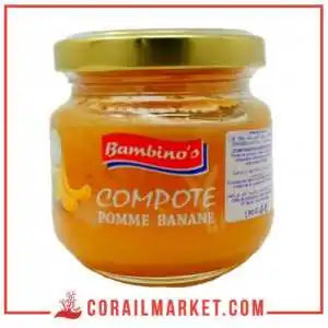 Compote pomme -banane- bambinos 90 g