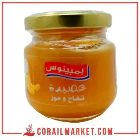 عصيدة تفاح -موز بامبينوس 90 غ عصيدة تفاح -موز بامبينوس 90 غ