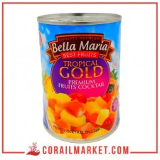 Salades fruits au sirop léger bella maria 565 G
