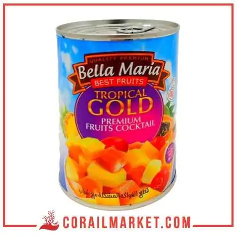 Salades fruits au sirop léger bella maria 565 G Salades fruits au sirop léger bella maria 565 G